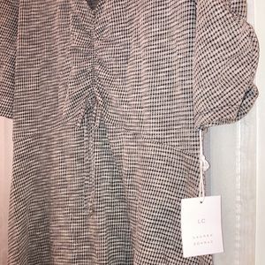 LC Lauren Conrad Checkered Dress